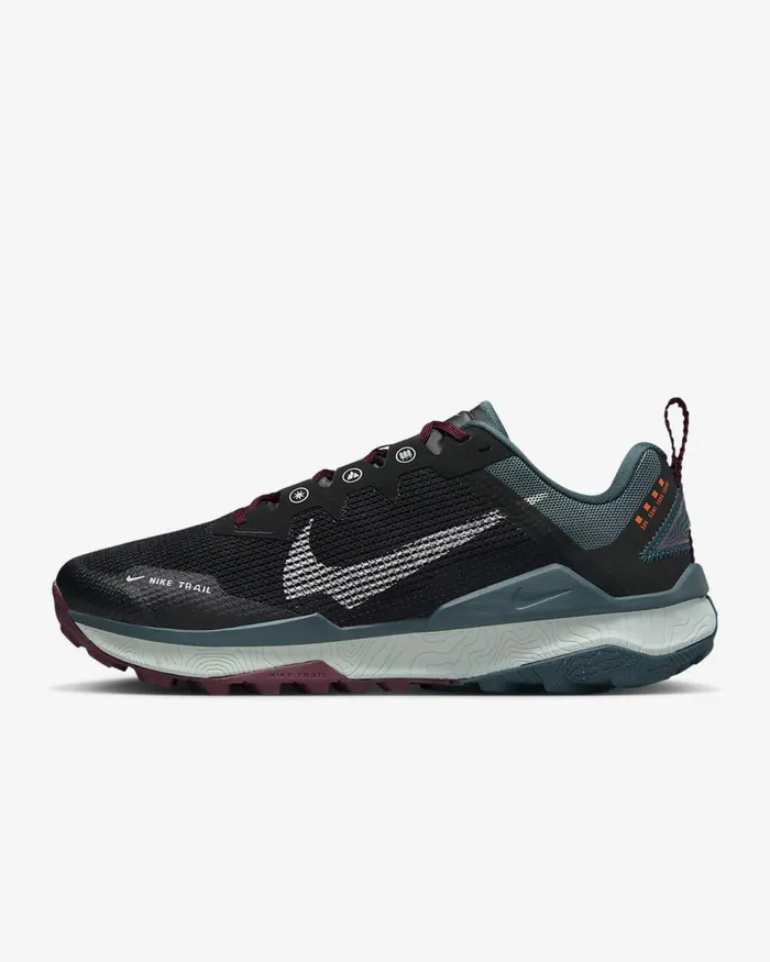 Men Wildhorse 8 Blackdeep Junglenight Maroonsea Glass Nike Running
