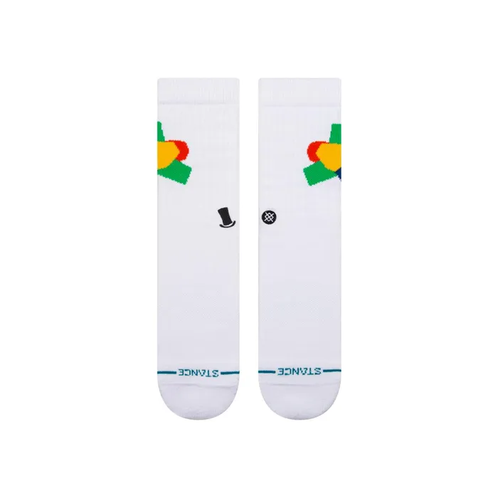 Men Willy Wonka By Jay Howell Crew Socks Everlasting 8211 White Stance Crew
