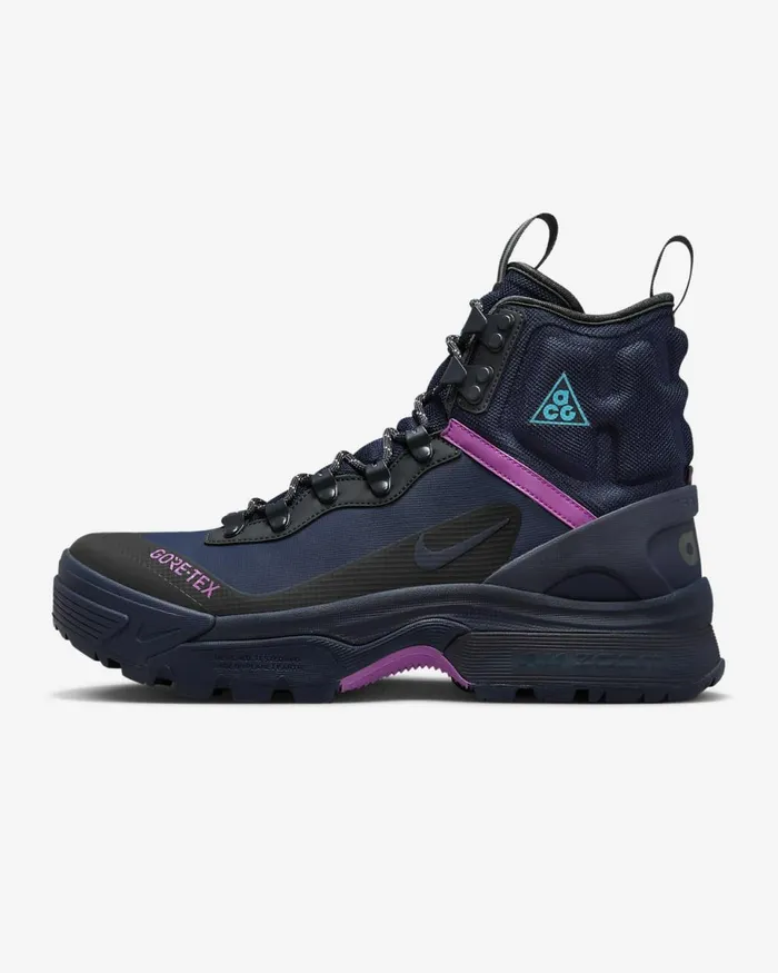 MenWomen Acg Air Zoom Gaiadome GoreTex Obsidiananthracitehyper Violetteal Nebula Nike Lifestyle
