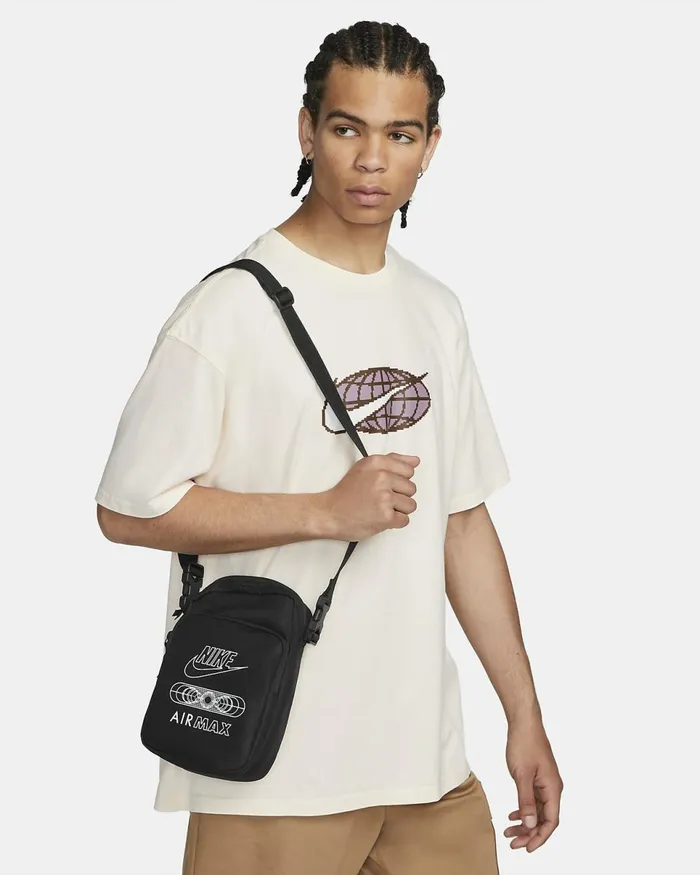 MenWomen Air Max Heritage Blackblackreflect Silver Nike Bags And Backpacks