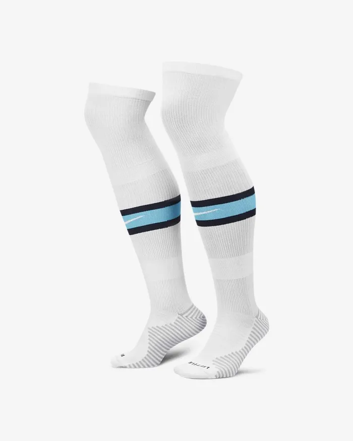 MenWomen Chelsea FC 202223 Stadium Home Whitechlorine Bluecollege Navywhite Nike Socks