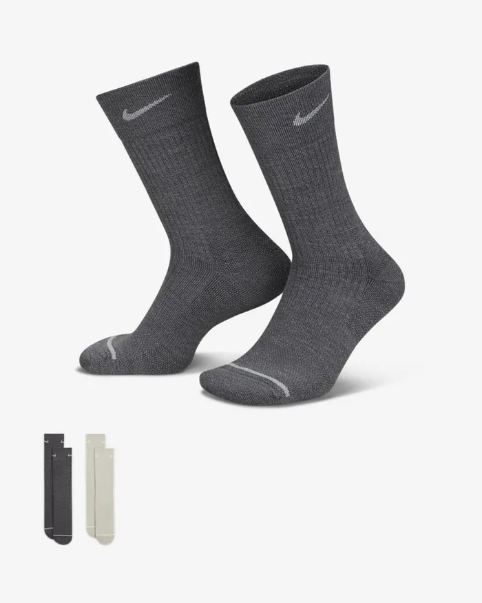 MenWomen Everyday Wool Multicolour Nike Socks