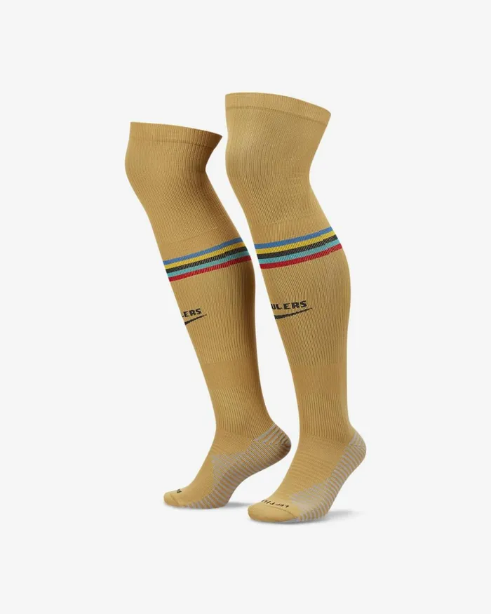 MenWomen FC Barcelona 202223 Stadium Away Club Goldobsidian Nike Socks