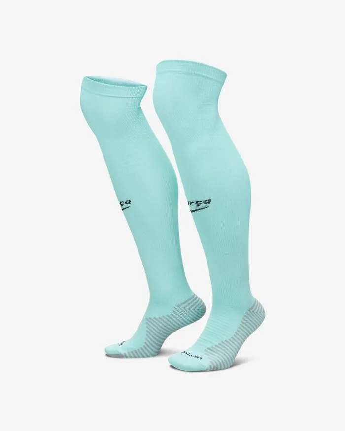 MenWomen FC Barcelona Strike Light Aquablack Nike Socks