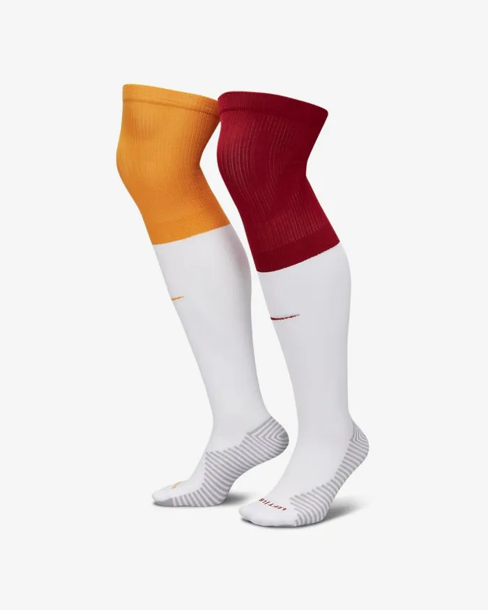 MenWomen Galatasaray 202223 Stadium HomeAway Whitevivid Orangepepper Redvivid Orange Nike Socks