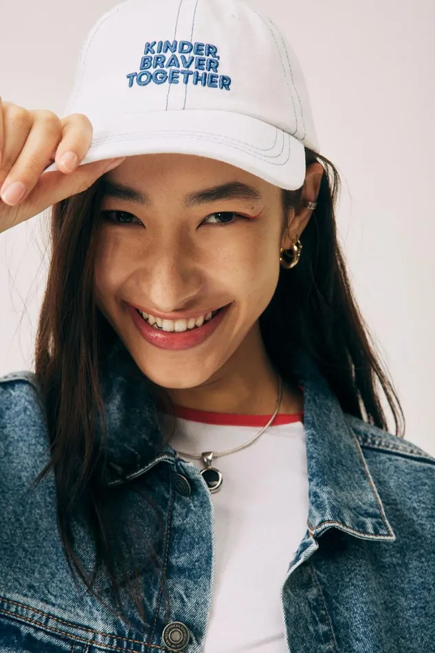 MenWomen Gifting Cotton On Born This Way Foundation Cap Vintage White
