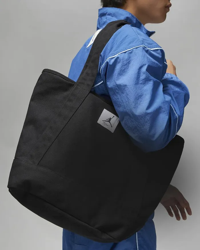 MenWomen Jordan Flight Holdall Tote Bag Black Nike Bags And Backpacks