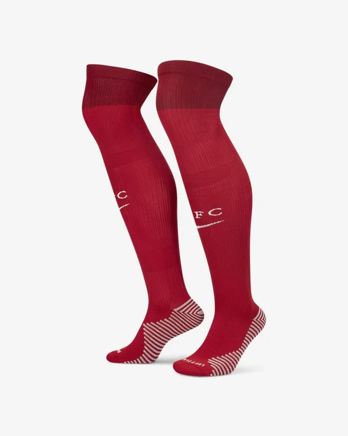 MenWomen Liverpool FC 202223 Stadium Home Tough Redteam Redwhite Nike Socks