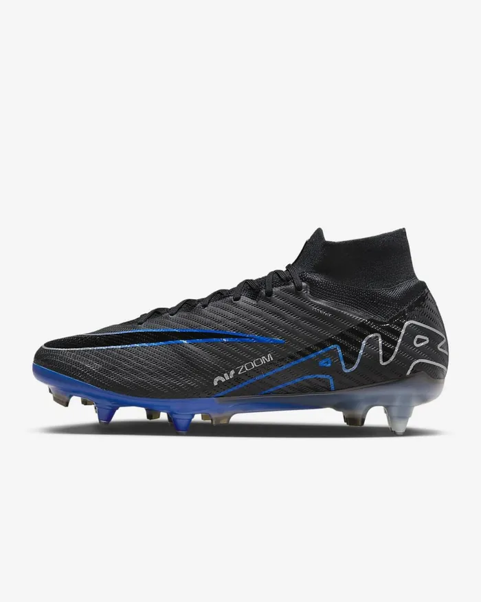 MenWomen Mercurial Superfly 9 Elite Blackhyper Royalchrome Nike Football
