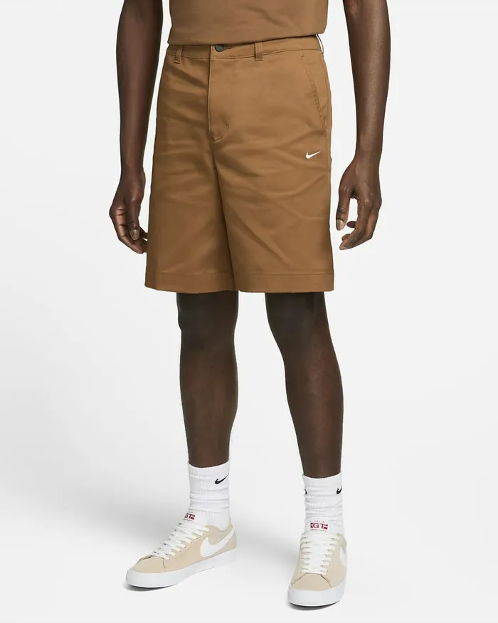 MenWomen Sb Ale Brownwhite Nike Shorts