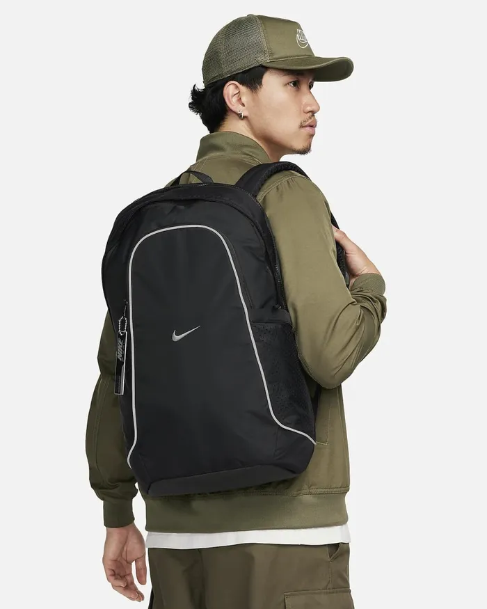 MenWomen Sportswear Essentials Blackblackmetallic Silver Nike Bags And Backpacks MenWomen Sportswear Essentials Blackblackmetallic Silver Nike Bags And Backpacks