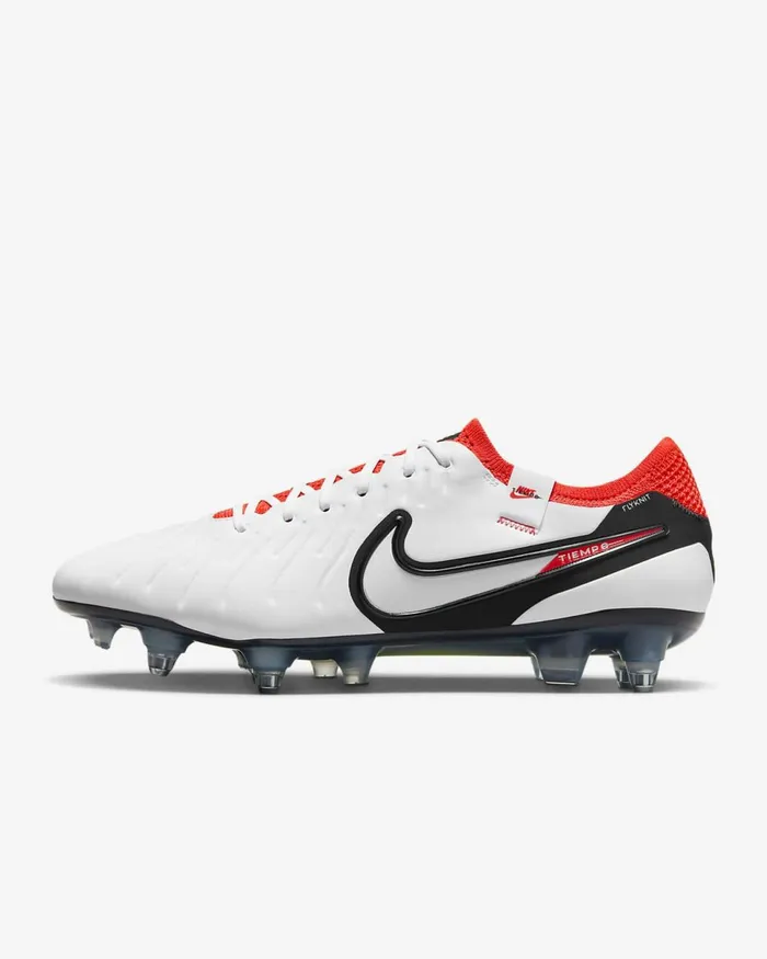 MenWomen Tiempo Legend 10 Elite Whitebright Crimsonblack Nike Football