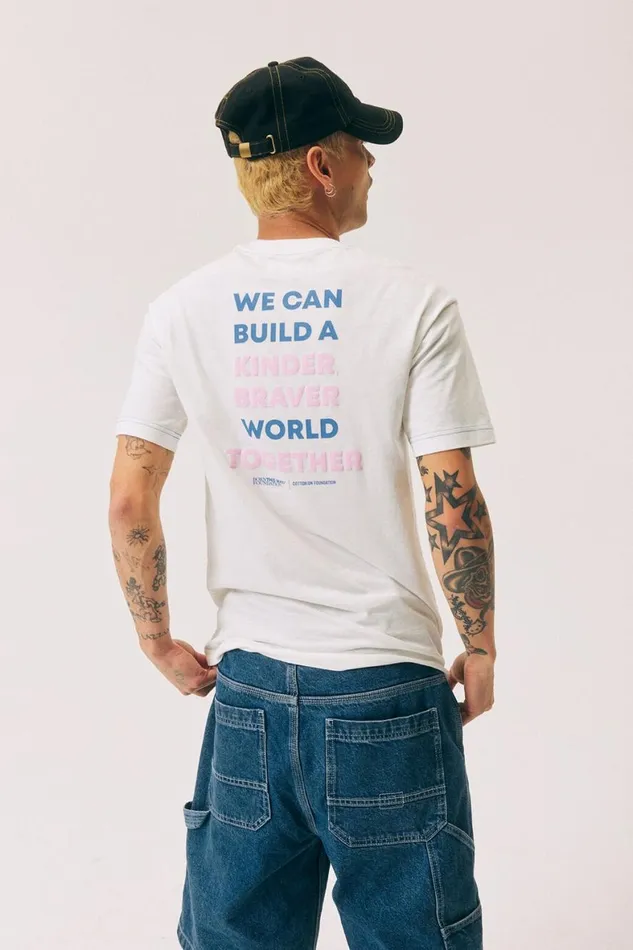 MenWomen Tops Cotton On Born This Way Foundation Tee Vintage White