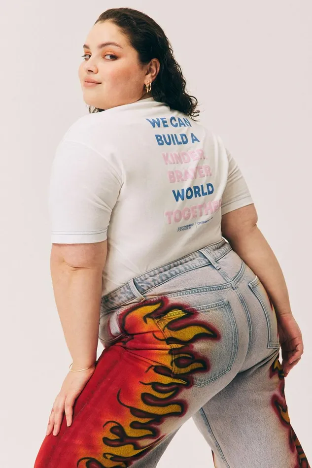 MenWomen Tops Cotton On Born This Way Foundation Tee Vintage White