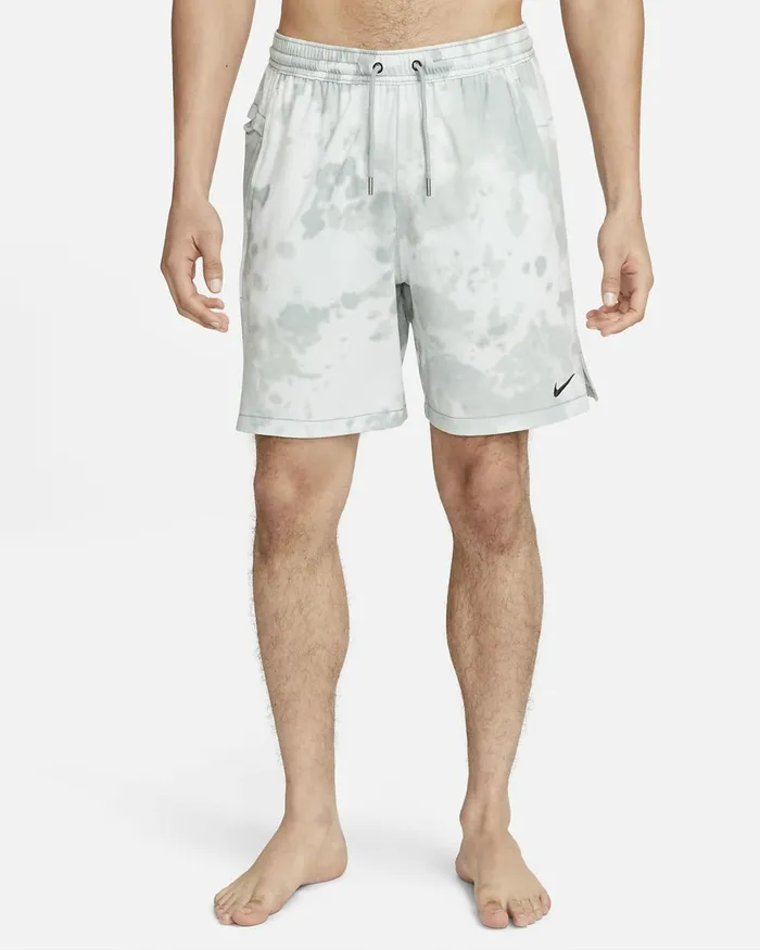 Men Yoga DriFit Mica Greenlight Silverblack Nike Shorts
