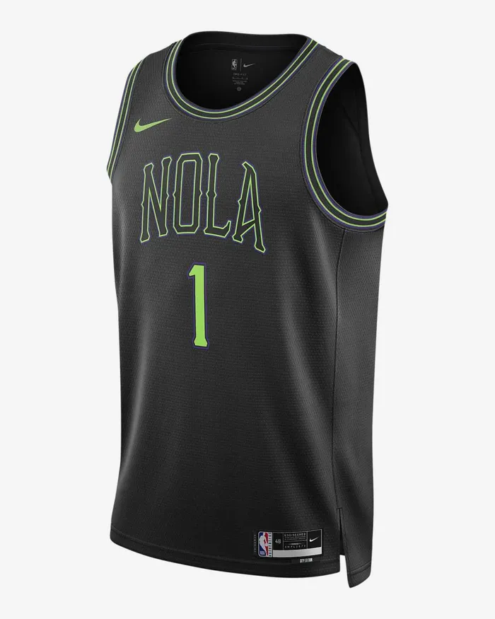 Men Zion Williamson New Orleans Pelicans City Edition 202324 Black Nike Tops And TShirts Men Zion Williamson New Orleans Pelicans City Edition 202324 Black Nike Tops And TShirts