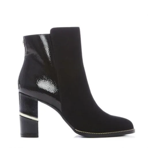 Mirren Black Protauras Women Moda In Pelle Ankle Boots