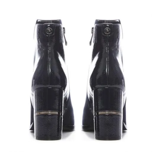 Mirren Navy Protauras Women Moda In Pelle Ankle Boots