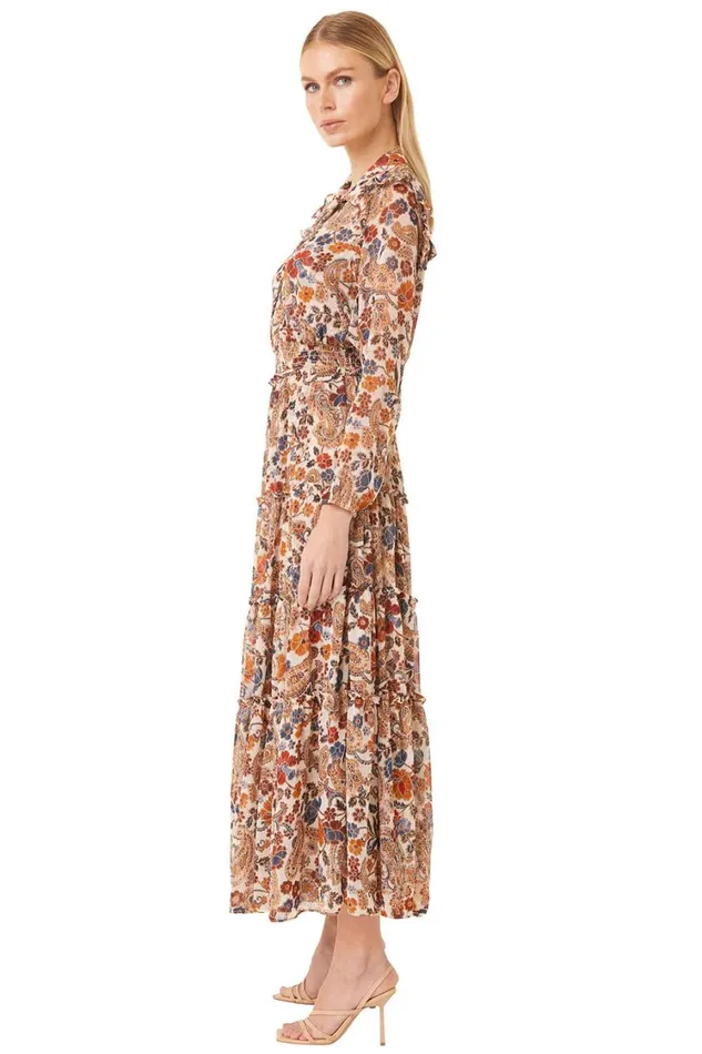 MISA Los Angeles Dresses Women AHREANA DRESS Coco Lurex Paisley