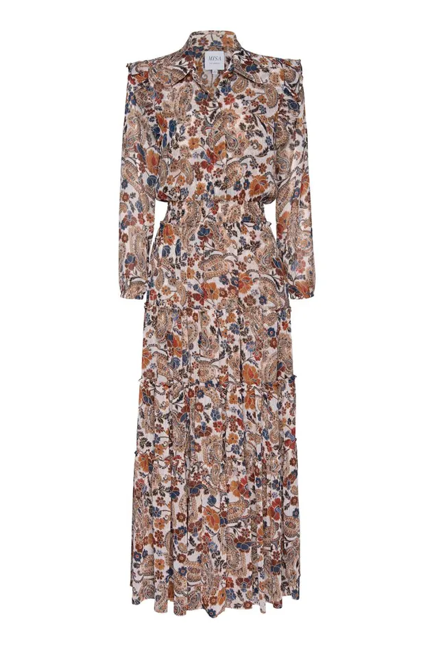 MISA Los Angeles Dresses Women AHREANA DRESS Coco Lurex Paisley