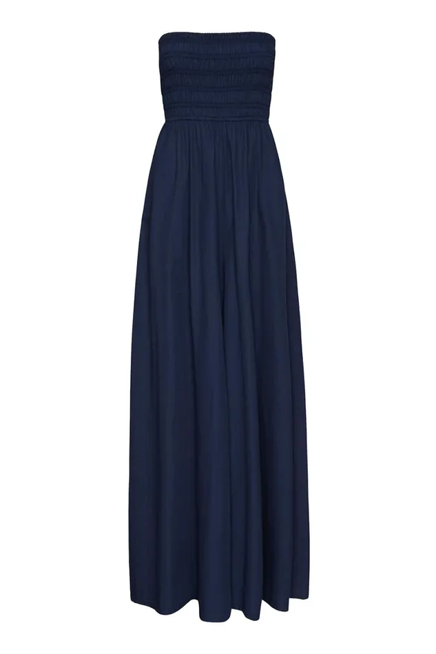 MISA Los Angeles Dresses Women ANDREA JUMPSUIT Sand Solid Poplin