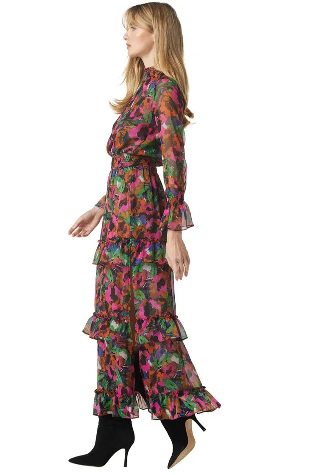 MISA Los Angeles Dresses Women BETHANY DRESS Jewel Tone Flora