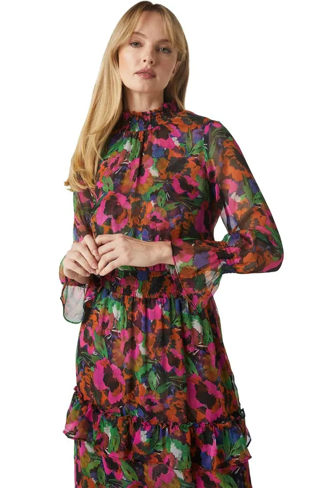 MISA Los Angeles Dresses Women BETHANY DRESS Jewel Tone Flora