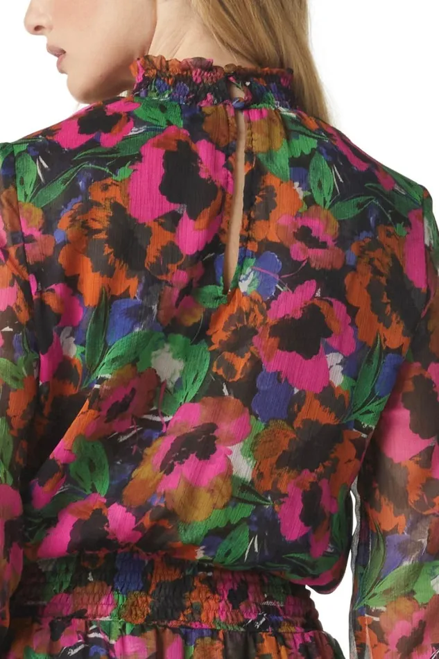 MISA Los Angeles Dresses Women BETHANY DRESS Jewel Tone Flora