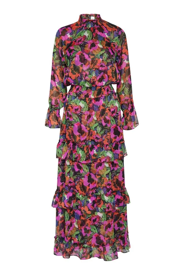 MISA Los Angeles Dresses Women BETHANY DRESS Jewel Tone Flora