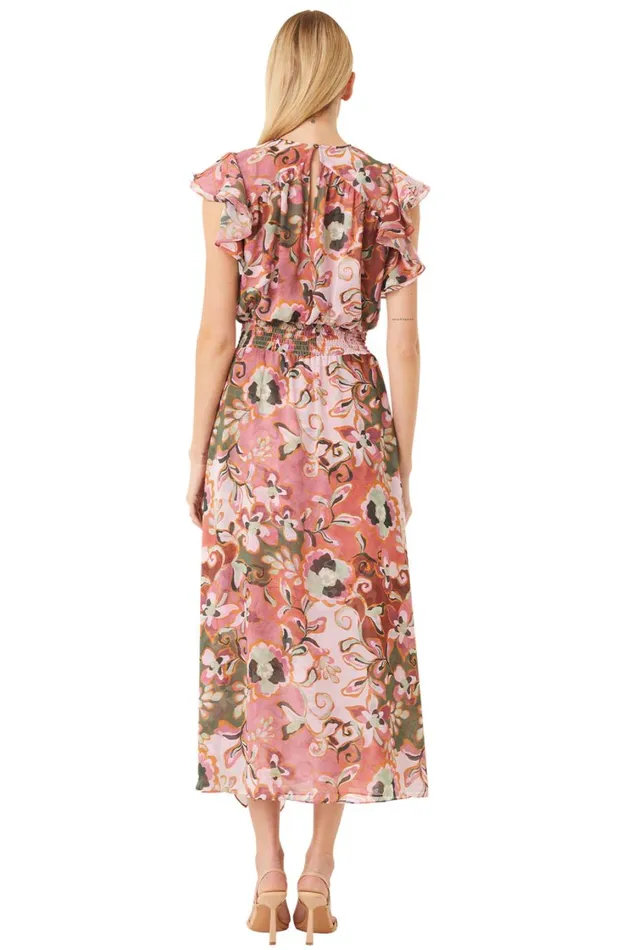 MISA Los Angeles Dresses Women DALITA DRESS Resort Batik Chiffon
