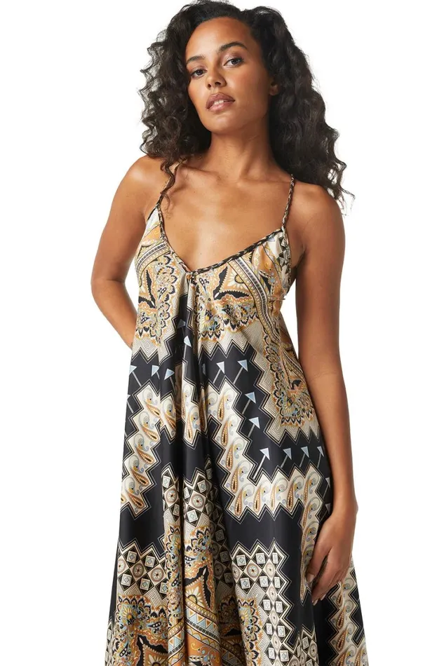 MISA Los Angeles Dresses Women DELFINA DRESS Alhambra Mosaic