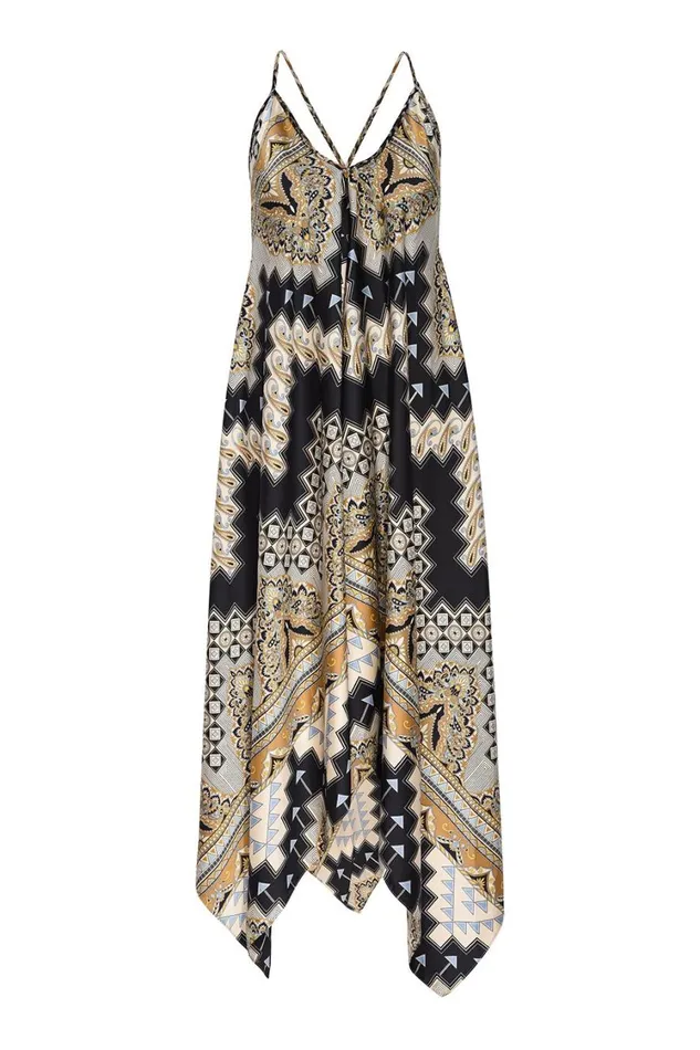 MISA Los Angeles Dresses Women DELFINA DRESS Alhambra Mosaic