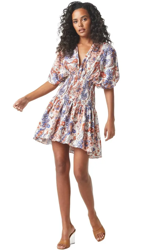 MISA Los Angeles Dresses Women DELLA DRESS Harvest Flora