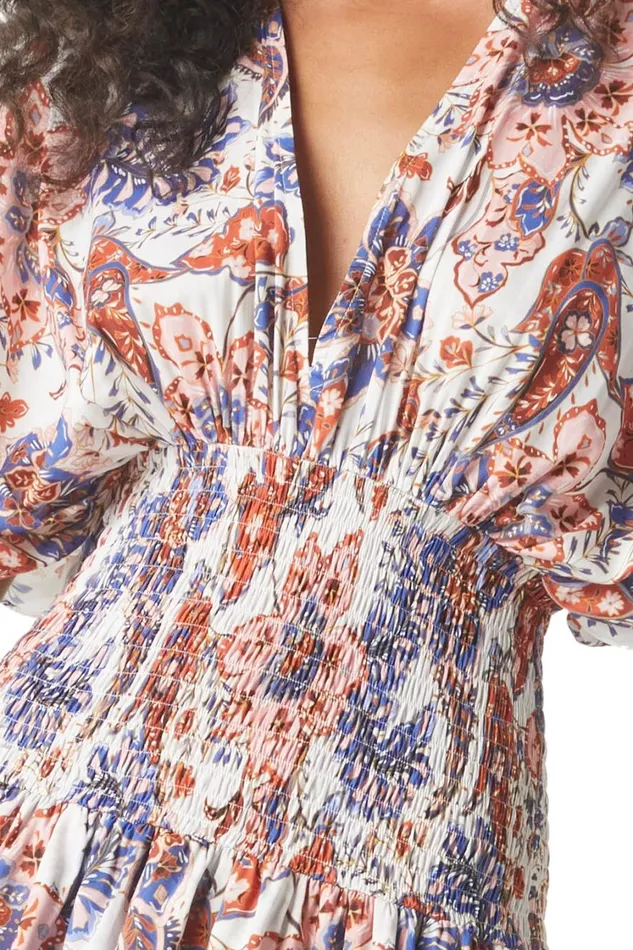 MISA Los Angeles Dresses Women DELLA DRESS Harvest Flora