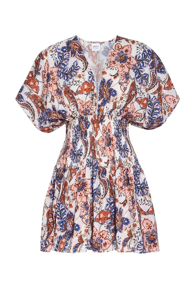 MISA Los Angeles Dresses Women DELLA DRESS Harvest Flora