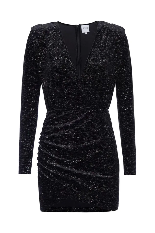 MISA Los Angeles Dresses Women DIVIANA DRESS Astral Dusted