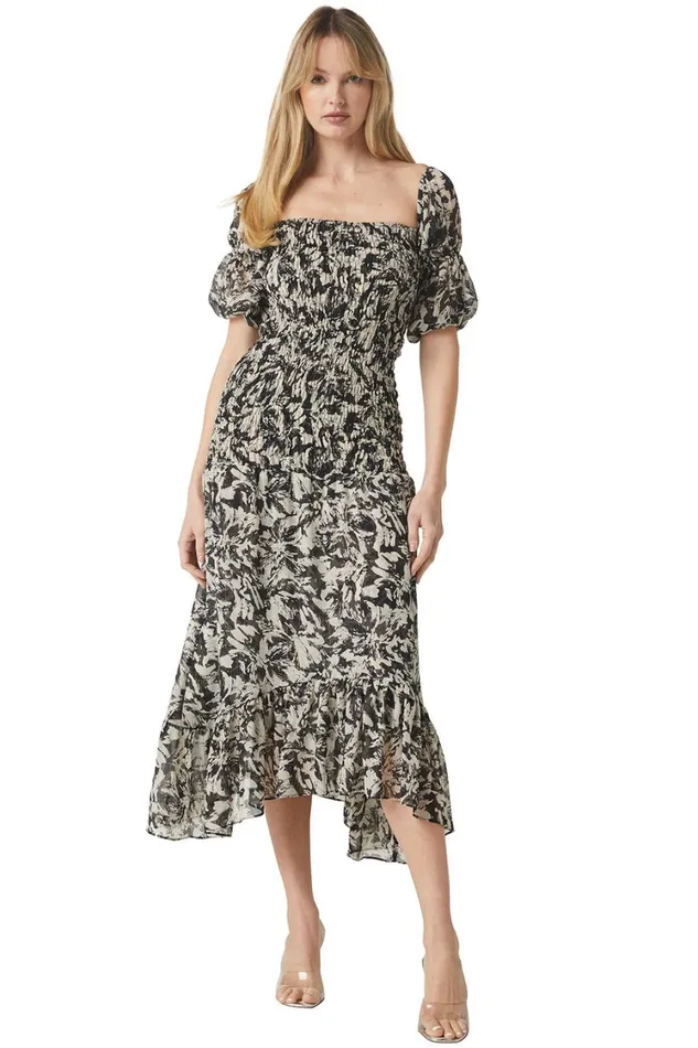 MISA Los Angeles Dresses Women DIYA DRESS Tonal Abstract