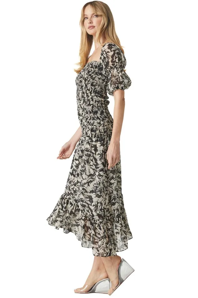 MISA Los Angeles Dresses Women DIYA DRESS Tonal Abstract