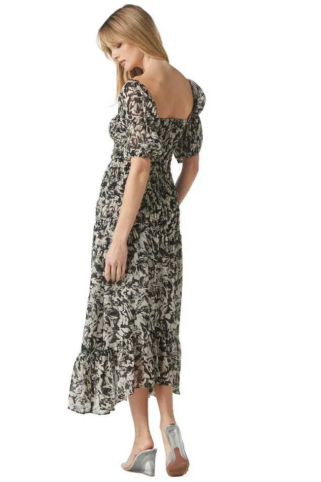 MISA Los Angeles Dresses Women DIYA DRESS Tonal Abstract