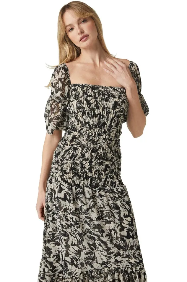 MISA Los Angeles Dresses Women DIYA DRESS Tonal Abstract