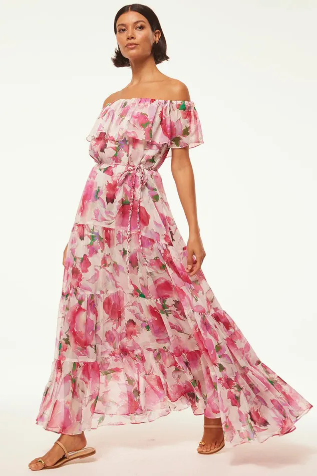 MISA Los Angeles Dresses Women ESTELLA DRESS Garden Fuchsia