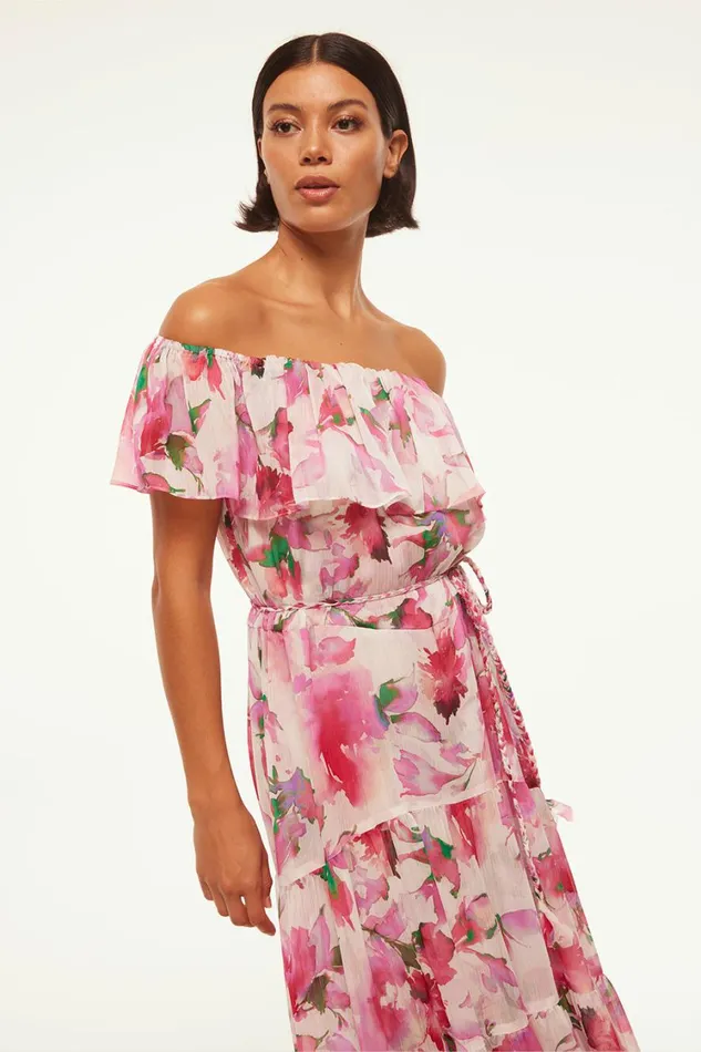 MISA Los Angeles Dresses Women ESTELLA DRESS Garden Fuchsia