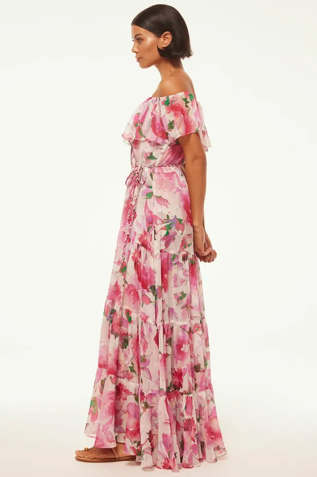 MISA Los Angeles Dresses Women ESTELLA DRESS Garden Fuchsia