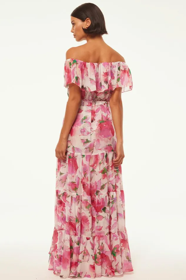 MISA Los Angeles Dresses Women ESTELLA DRESS Garden Fuchsia