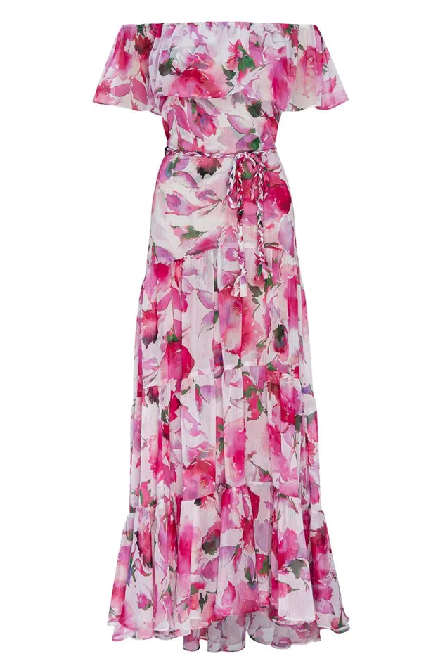 MISA Los Angeles Dresses Women ESTELLA DRESS Garden Fuchsia