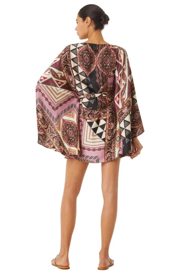 MISA Los Angeles Dresses Women GIADA DRESS Leonardo Patchwork