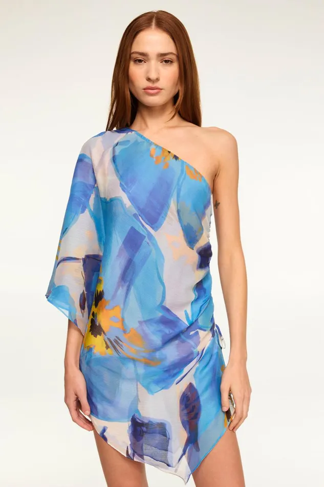 MISA Los Angeles Dresses Women HERA DRESS Blue Poppy