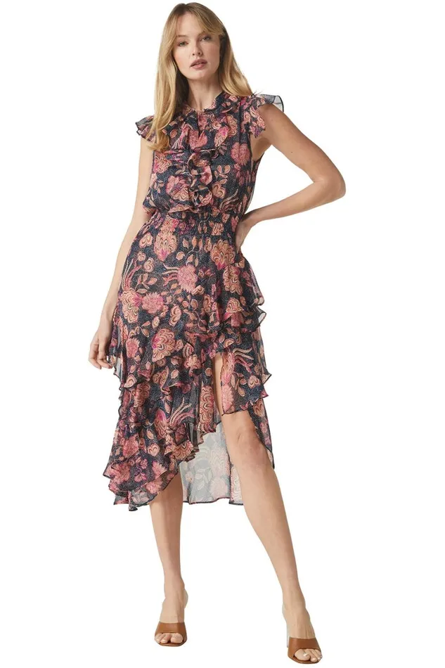 MISA Los Angeles Dresses Women ILYSA DRESS Flora Dot