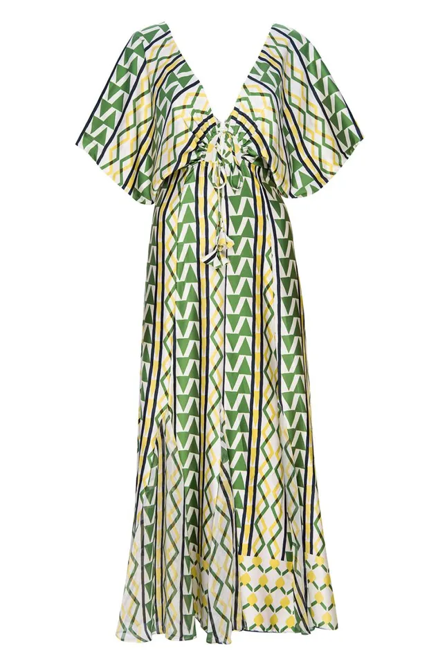 MISA Los Angeles Dresses Women IRENA DRESS Limoncello Geo Mix