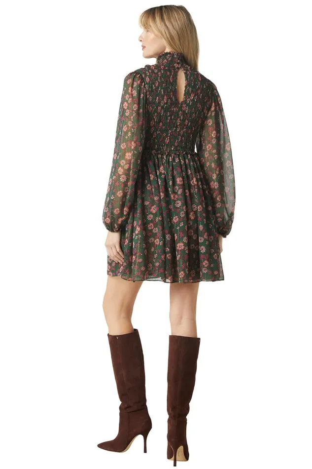MISA Los Angeles Dresses Women JESSA DRESS Evergreen Blooms